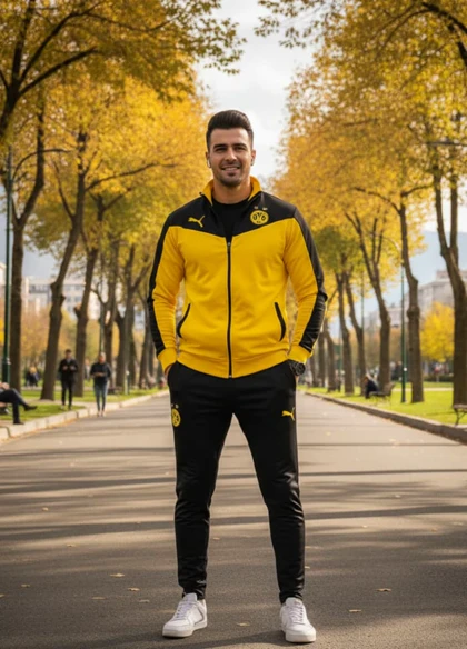 ست سویشرت شلوار دورتموند مردانه مدل BVB09