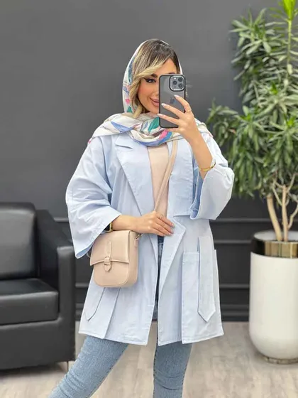 مانتو لینن جیب پاگن