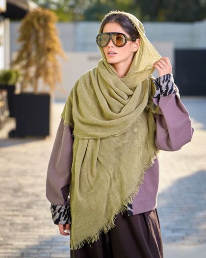 شال کنفی ساده پاییزه 20671