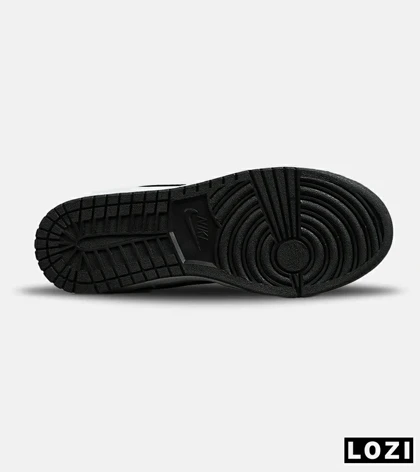 کفش کتانی ساق‌دار مردانه و زنانه سرمه ای سفید NIKE jordan 1 مدل 7678