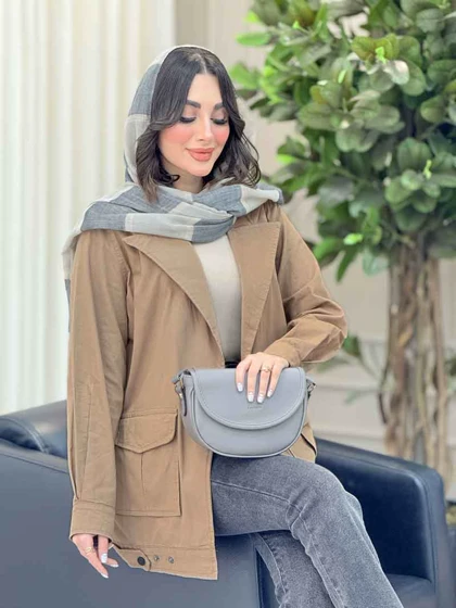 مانتو پایین پاگن دو جیب پاکتی