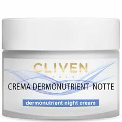 کرم شب ویتامینه و مغذی پوست کلیون Cliven Dermonutrient Night Cream Vitamins Vegetal Complex