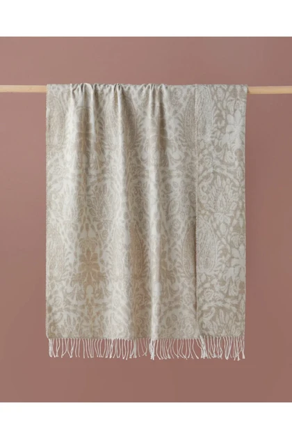 شال مبل English Home مدل Boho Flowers پلی‌استر - بژ