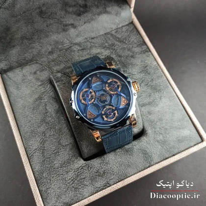 ساعت مچی مردانه اورجینال موتور ژاپن برند مینی فوکوس مدل Mf0249G.04 بند چرم