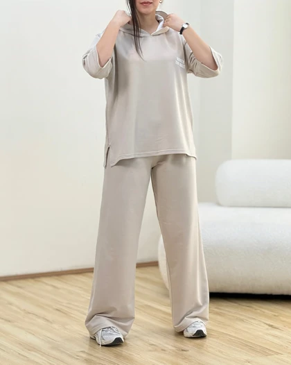 ست تیشرت وشلوار گاکسی وایت