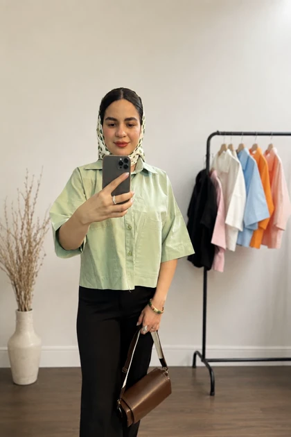 شومیز باکسی کراپ