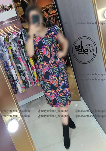 پیراهن مجلسی طرحدار