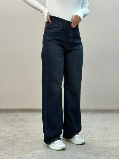 شلوار جین نیمبگ تیره 9421 ویتا