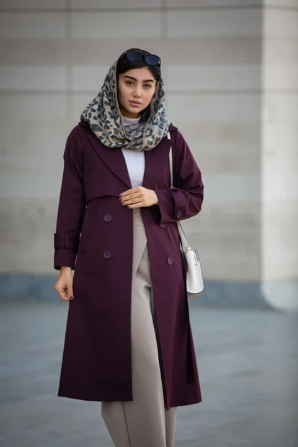 بارانی پارکا بلند sisi