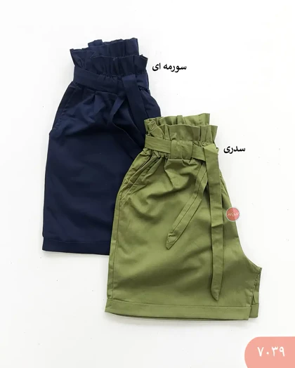 شلوارک لینن 7039