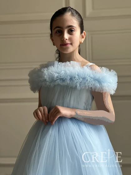 |پیراهن نسترن دنباله دار