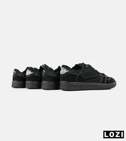 کفش کتانی مردانه مشکی NIKE travis scott مدل 7340