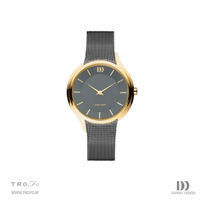 ساعت مچی عقربه ای زنانه دنیش دیزاین (Danish design) مدل IV70Q1194 Funen Grey Gold