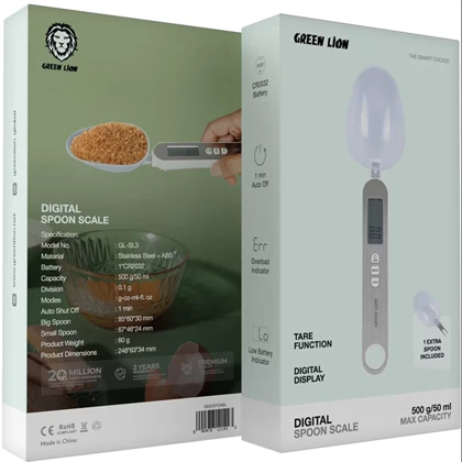 ترازو قاشقی گرین لاین GREEN LION اصل مدل GL-SL3 دیجیتال