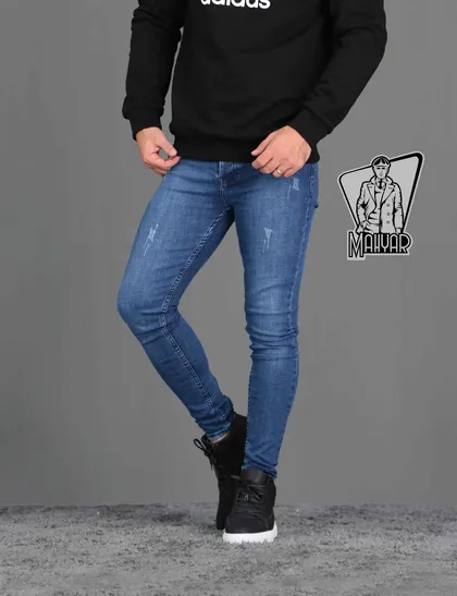 شلوار جین آبی تیره ZARA
