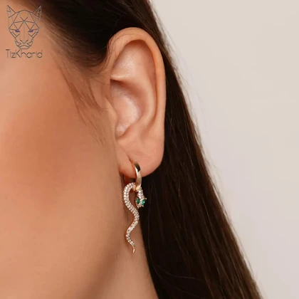 گوشواره جواهری ژوپینگ مار بولگاری