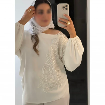 شومیز مجلسی زنانه مدل شکوفه