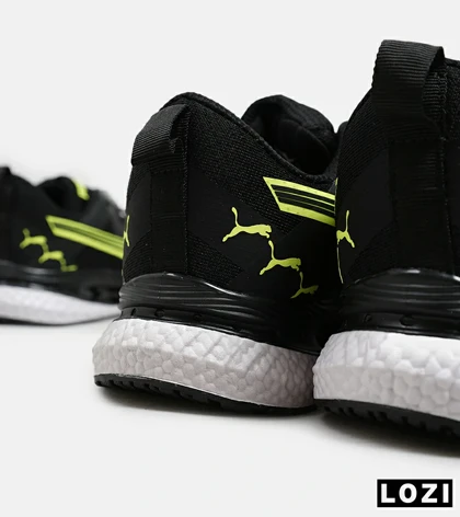 کفش کتانی ورزشی مردانه و زنانه مشکی سبز PUMA