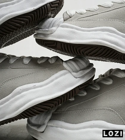 کفش کتانی مردانه طوسی ADIDAS BLAKEY LOW SNEAKER
