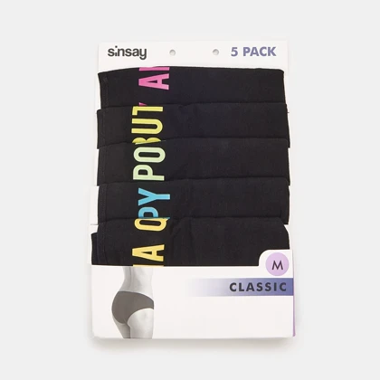 پک پنج عددی شورت نخی سینسای sinsay 4704I-99X