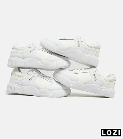 کفش کتانی مردانه سفید شیری FILA مدل 5375