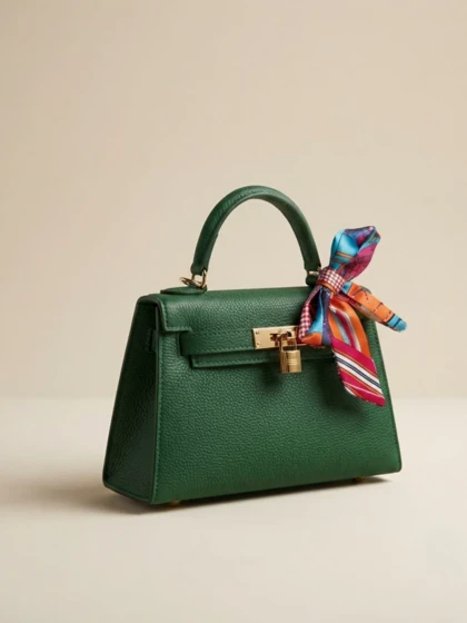 کیف HERMES وارداتی سبز هرمس ترند مد