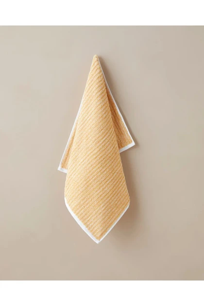 حوله صورت English Home مدل Melange Stripe پنبه
