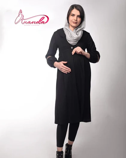 مانتو بارداری پشمی سنتی