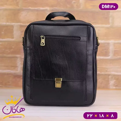 کیف دوشی چرمسال قفلدار سایز متوسط DM120