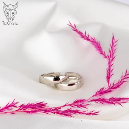 گوشواره حلقه‌ای ژوپینگ مینیمال سیمپل