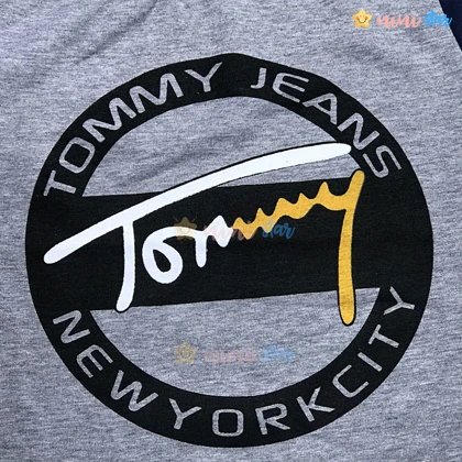 تیشرت شلوارک پسرانه tommy خاکستری تیره