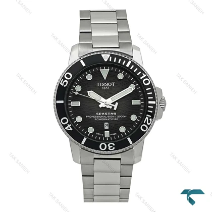 تیسوت SeaStar مردانه سیلور صفحه مشکی Tissot-7953-G