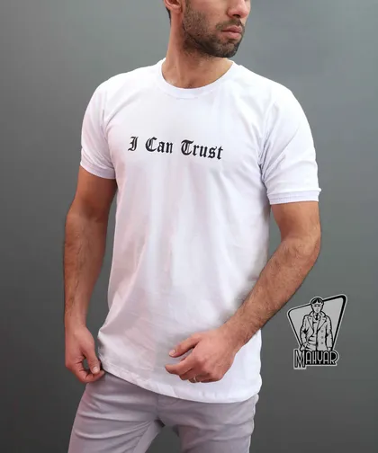 تیشرت آستین کوتاه I CAN CRUST