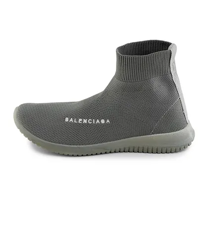 کفش ساق‌دار مردانه طوسی Balenciaga جورابی