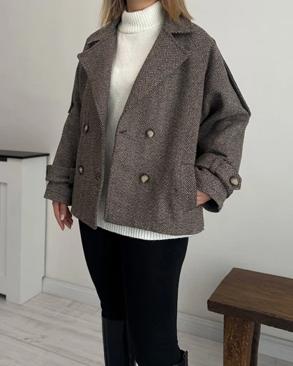 پالتو جناغی Sand