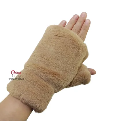 دستکش زمستانی فانتزی نیمه/ دخترانه و زنانه