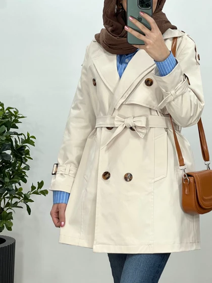 بارانی آستردار بادوم