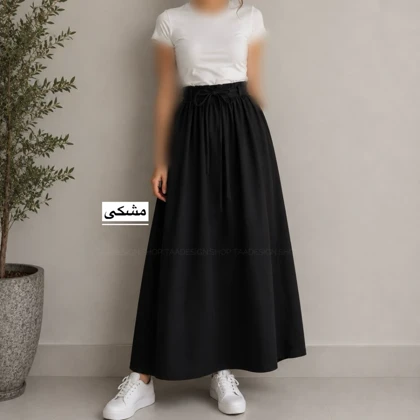 دامن کتان میفان مدل 7380170