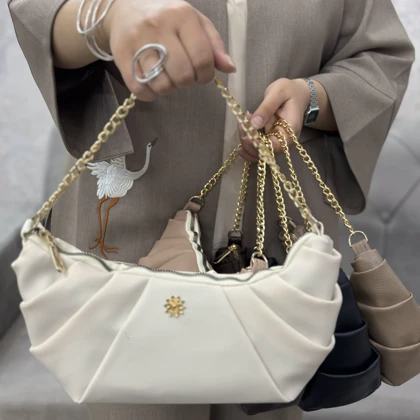 کیف زنانه طرح کروسان کد 3222