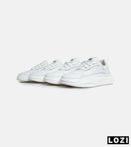 کفش کتانی مردانه سفید BERSHKA
