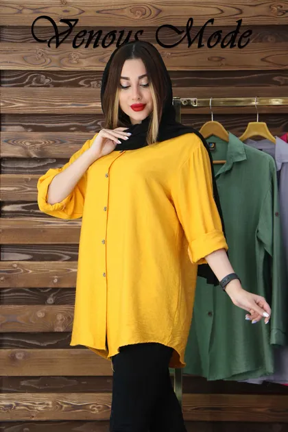 شومیز بابوس جلو دکمه