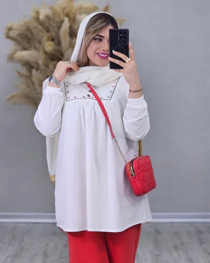 تونیک گلدوزی