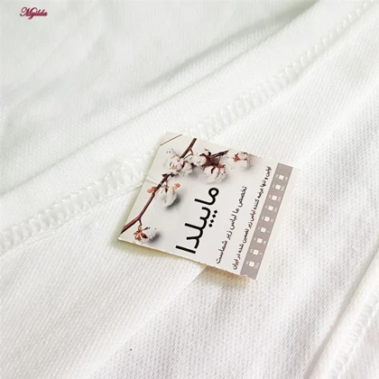 تاپ راحتی زنانه ماییلدا مدل یقه گیپوری پاپیون کد 5730