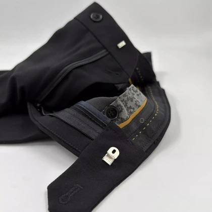 شلوار پارچه‌ای راه راه ریز 043372