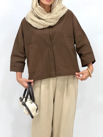 تونیک باکسی لینن آبان