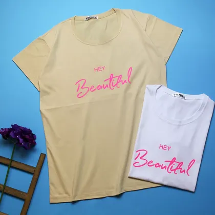 تیشرت hey beautiful