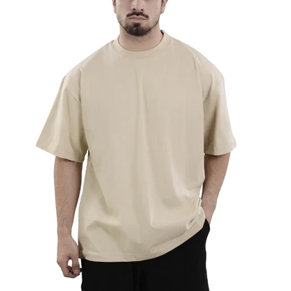 تیشرت اسپرت بیسیک مدل SPL-4M1248 کرم