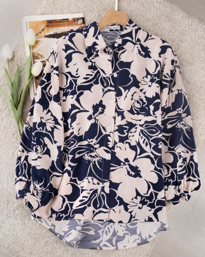 شومیز گل‌دار زارا کد 29760