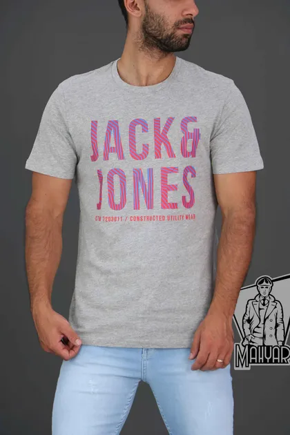 تیشرت آستین کوتاه JACK & JONES