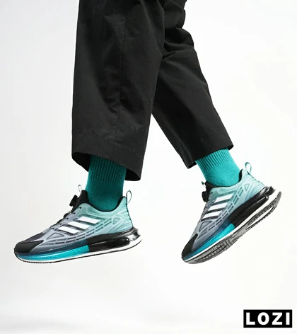 کفش کتانی مردانه سبز طوسی ADIDAS Solar disk V2